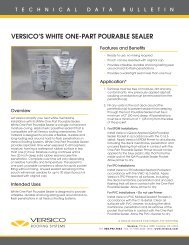 VERSICO'S WHITE ONE-PART POURABLE SEALER - BuildSite.com