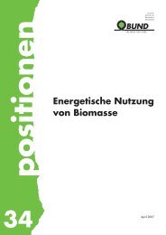 Biomasse - BUND Landesverband Mecklenburg Vorpommern