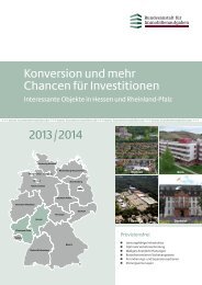 Broschüre (PDF) - Bundesanstalt für Immobilienaufgaben