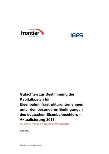 Gutachten 2013 - Bundesnetzagentur