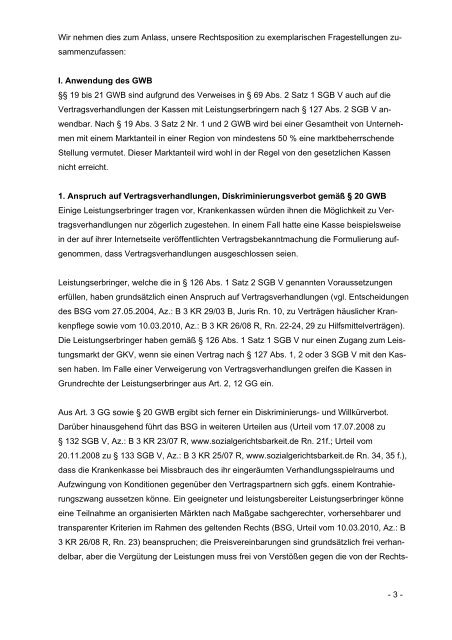 Verträge der Hilfsmittelversorgung nach § 127 SGB V