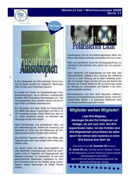 BVA-Newsletter Winter 2008 für den E-mail-Versand - Endversion ...