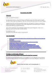 Newsletter 02/2008 - Bundesverband Individual- und ...