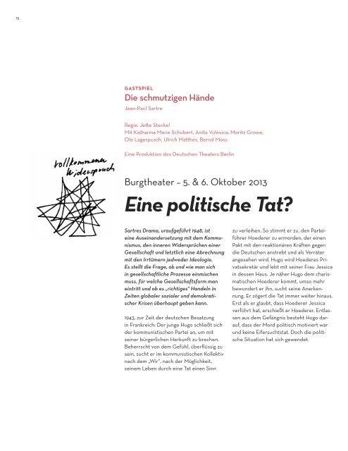 Als PDF downloaden Wiener Staatsoper: Prolog Dezember 2013