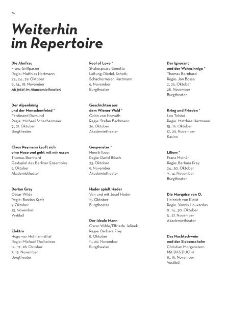 Als PDF downloaden Wiener Staatsoper: Prolog Dezember 2013