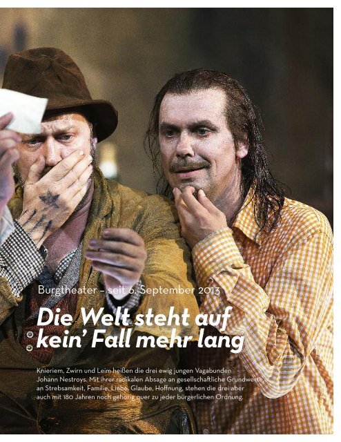 Als PDF downloaden Wiener Staatsoper: Prolog Dezember 2013