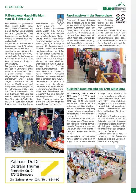 MitteilungsblAtt - Burgberg