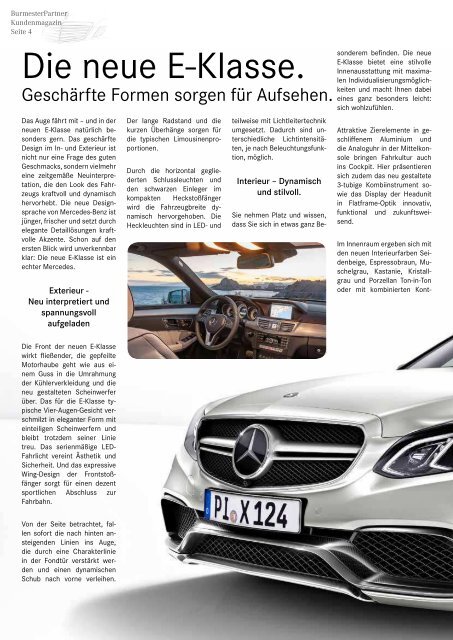 Ausgabe 1 2013 - Walter Burmester GmbH
