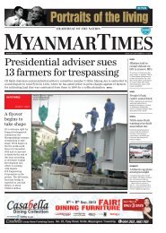 Presidential adviser sues 13 farmers for trespassing - Online Burma ...