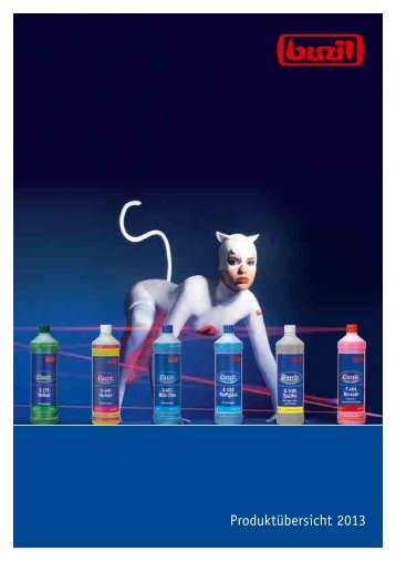 Produktübersicht 2013 (mittlere Qualität) - Buzil