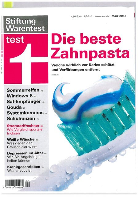 Die Beste Zahnpasta