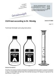 CUVI-test according to Dr. Würdig