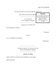 Juan Ismael Corea v. U.S. Attorney General - Court of Appeals - 11th ...