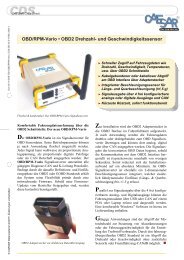 OBD/RPM-Vario • OBD2 Drehzahl- und ... - caemax