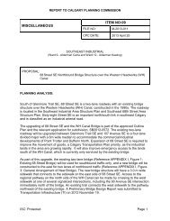 Report to Calgary Planning Commission; M-2013-011 - The City of ...