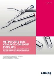 OSTEOTOMIE-SETS CAMLOG®/ CONELOG®