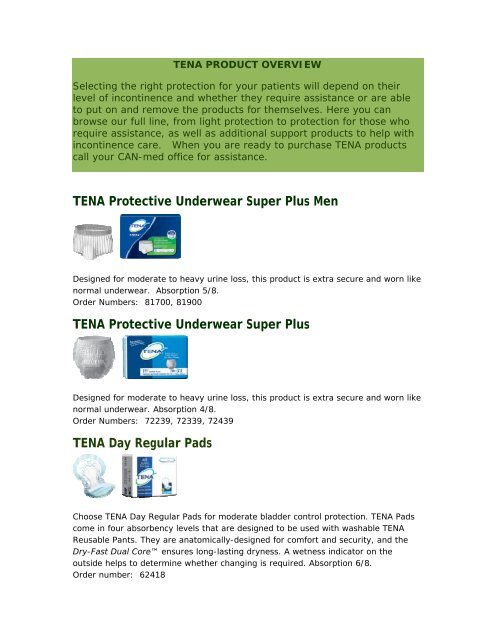 Buy Tena Super Plus Heavy Underwear