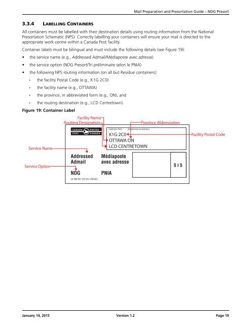 Mail Preparation and Presortation Guide NDG Presort