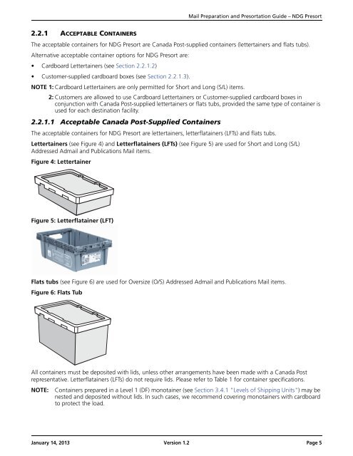 Mail Preparation and Presortation Guide NDG Presort