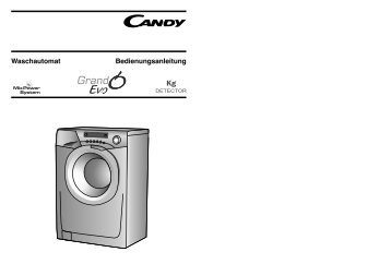 Betriebsanleitung - Candy