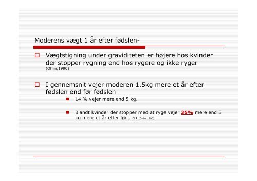 Gravides rygevaner i fht. sociodemografiske forhold og livsstilsfaktorer