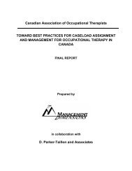 Download - Canadian Association of Occupational Therapists