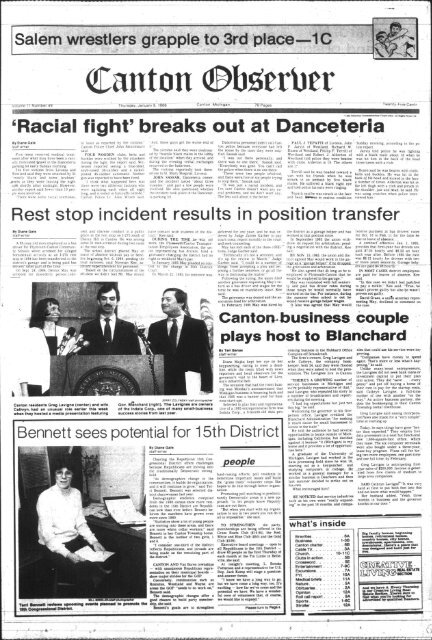 Racial fight' breaks out at Danceteria - Canton Public Library