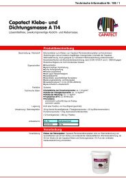 Technische Information - Capatect