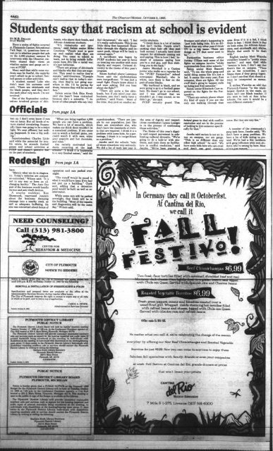 Canton Observer for October 9, 1995 - Canton Public Library