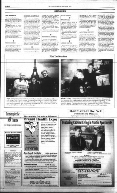 Canton Observer for October 9, 1995 - Canton Public Library