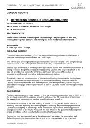 Item 6 (PDF, 175kb) - Cardinia Shire Council