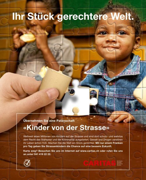 Gewalt auf den Strassen von Rio - CARITAS - Schweiz