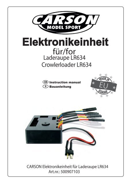 Laderaupe_LR634_Elektronikeinheit (PDF/39MB) - Carson