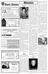 Church Directory Obituaries - Crane Chronicle / Stone County ...