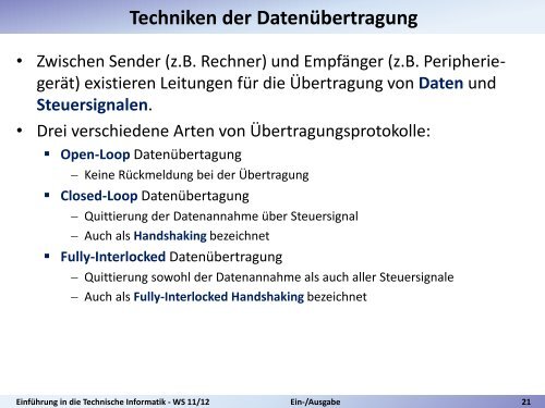 Ein-/Ausgabe – Eine kurze Einführung