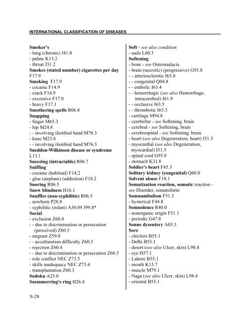 Instruction manual part 2e, vol 3: ICD-10 index