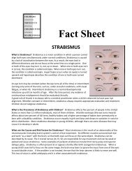 Strabismus - Colorado Department of Education