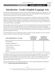 Grade 6 English–Language Arts - California Department of Education