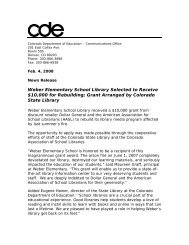 Weber Elementary School Library Selected to Receive $10,000 for ...
