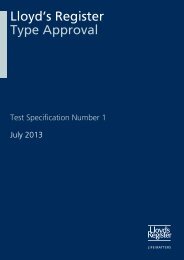 Test Specification Number 1, 2013 - Lloyd's Register