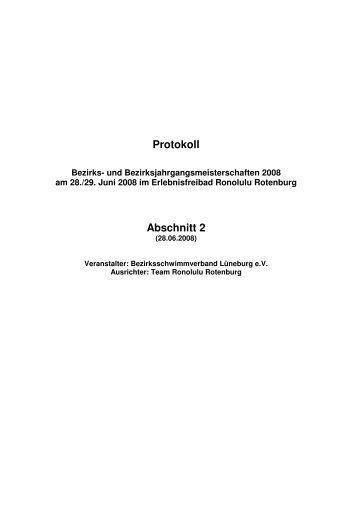Protokoll Abschnitt 2 (PDF) - CELLER SCHWIMM-CLUB eV