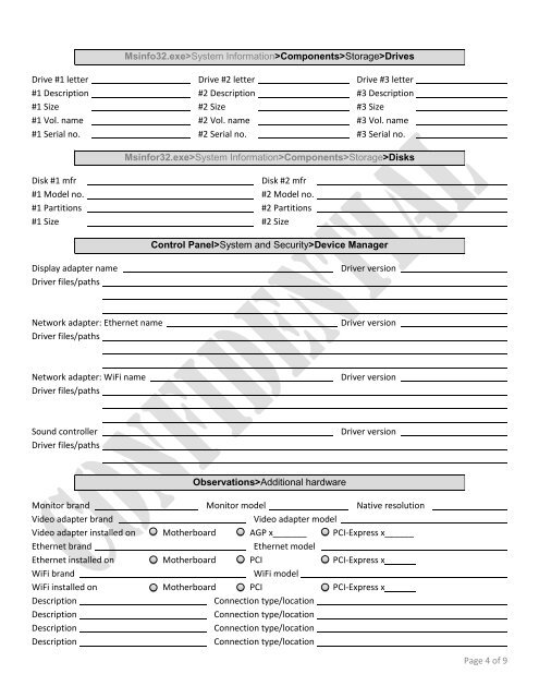 Computer Inventory and Maintenance