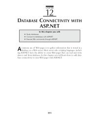 ASP.NET - Cengage Learning