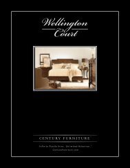 Download Catalog PDF - Century Furniture