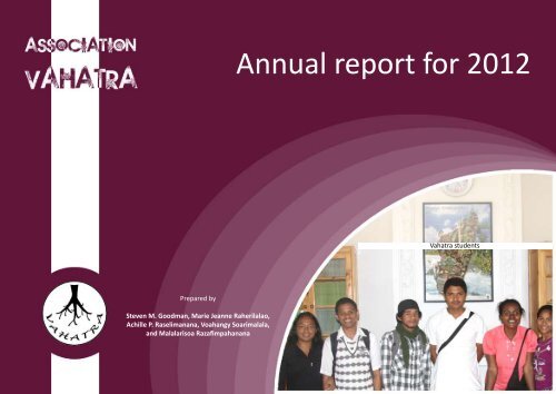 2012 Vahatra Annual Report - Critical Ecosystem Partnership Fund
