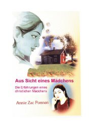 Aus Sicht eines Mädchens - Annie Poonen - Christian Fellowship ...