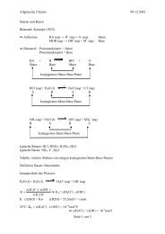 Säuren und Basen - Chempage.de