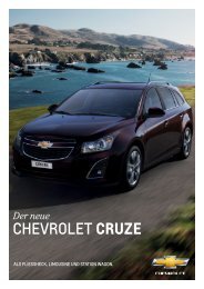 CHEVROLET CRUZE - Chevrolet Deutschland GmbH