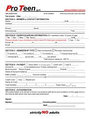 Membership Form