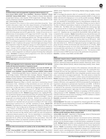 P 147-162 - Acta Pharmacologica Sinica
